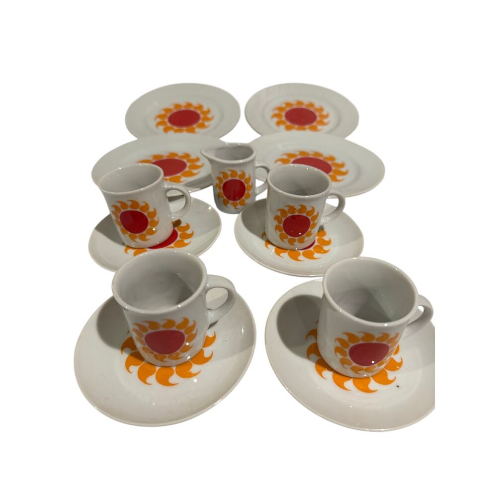 Japanese Vintage Sun Kids Tea Party Set MCM